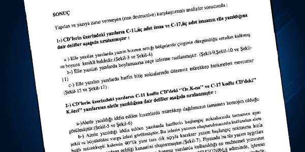 Balyoz delillerinde sahtecilik tespiti iddiası