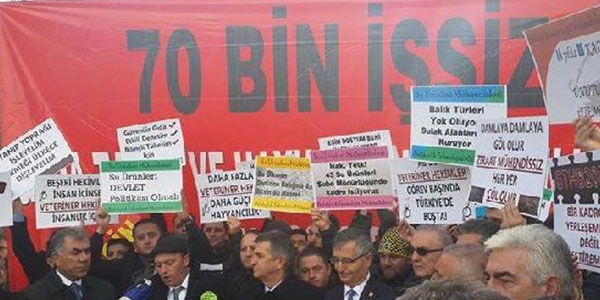 Mühendis ve teknikerlerden 'atama' eylemi