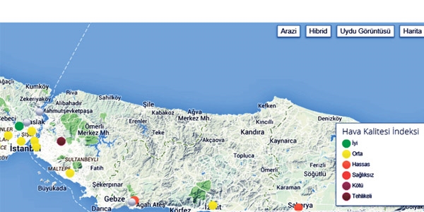 Trkiye'de hava 'kalitesiz'