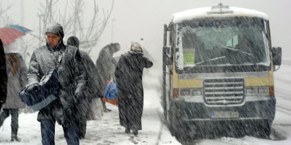 stanbul'a kar geliyor!