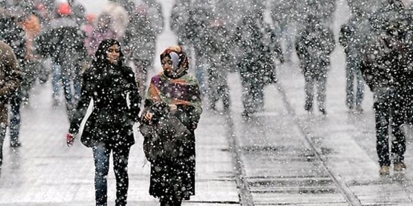 Meteoroloji'den yoğun kar yağışı ve fırtına uyarısı