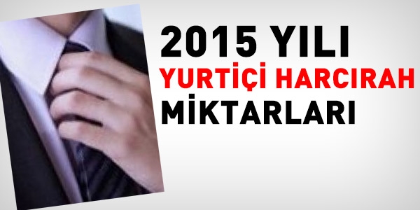 Harcrah tutarlar 2015