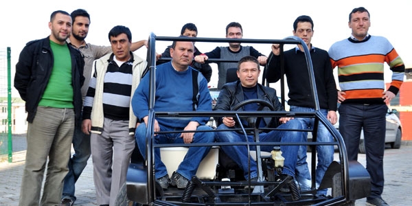 Paü'de elektrikli araç üretildi