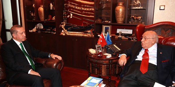 Erdoğan, Süleyman Demirel'i ziyaret etti