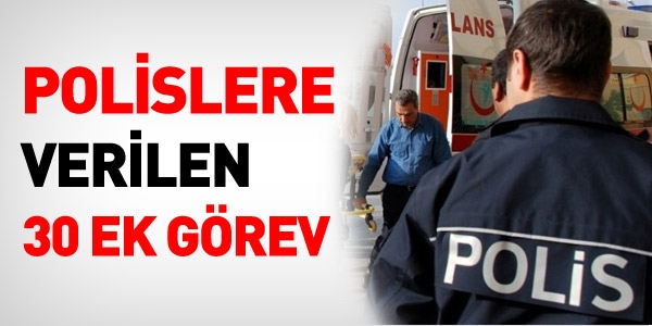 Polislere verilen 30 ek grev