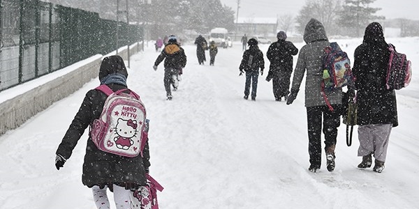 Ankara'da baz ilelerde okullar tatil