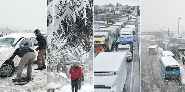 Ar souk hava Marmara ve Ege'yi dondurdu