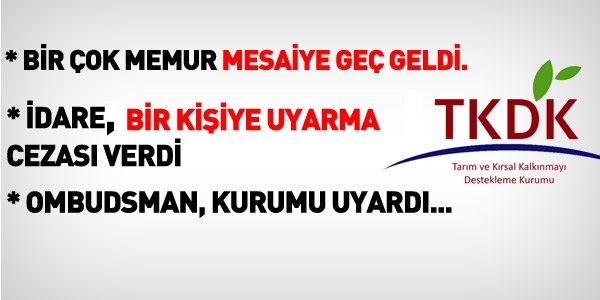 Mesaiye geç gelenlerden sadece bir memura, ceza verilebilir mi?