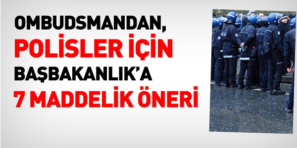 KDK'dan, polisler için 7 maddelik öneri