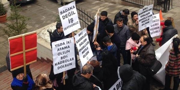 Kamudaki engelli kadrolarına atama yapılması talebi