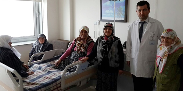 Kar yağışı nedeniyle diyaliz hastaları hastanede ağırlandı