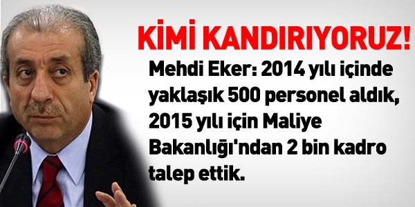 Tarım Bakanlığı, Maliye Bakanlığından kadro talep etmiş