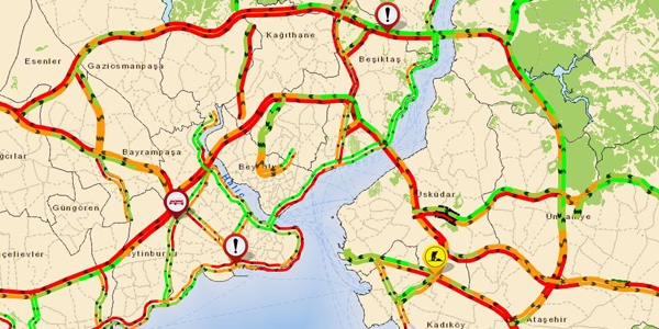 4 gie kapatld, stanbul durdu