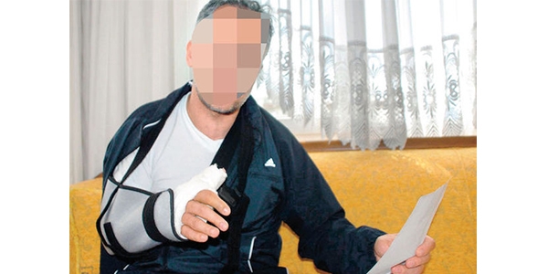 Öğretmenin kolunu kıran babaya 3 yıl hapis