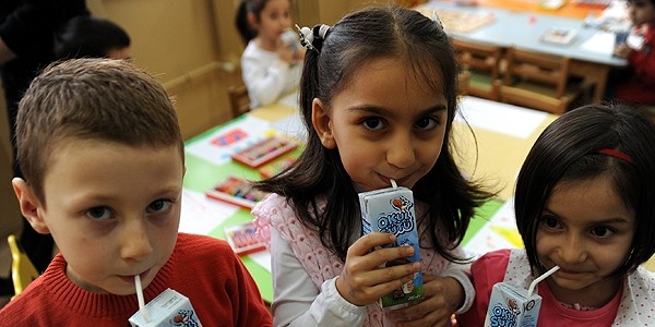 İlk ders 'okul sütüyle' başlayacak