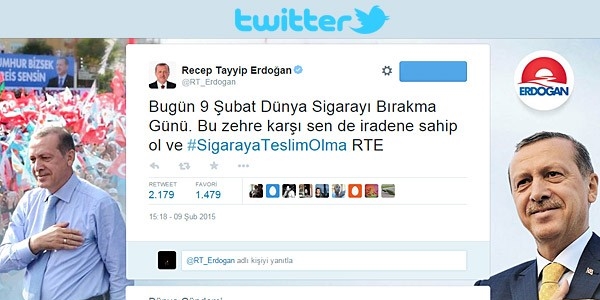 Cumhurbaşkanı Erdoğan ilk tweetini attı