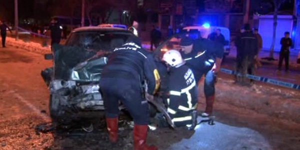 Gaziantep'te trafik kazas: 3 l