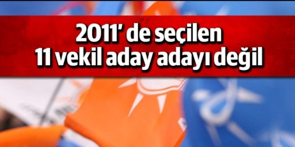 AK Parti'nin stanbul'daki 1165 aday aday
