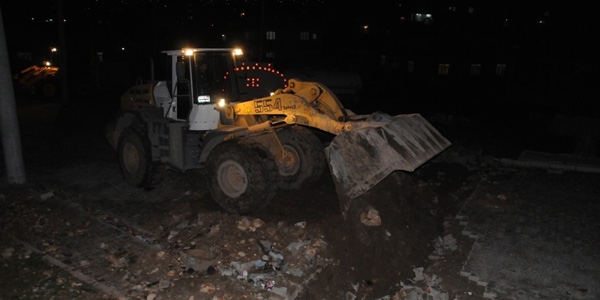 Cizre'deki tm hendekler kapatld