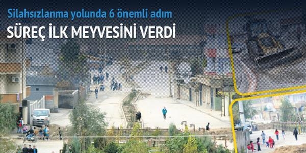 Sre ilk meyveyi hendeklerle verdi