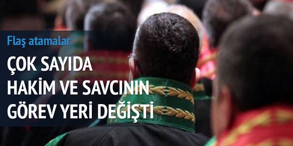 27 hakim ve savcnn grev yeri deiti