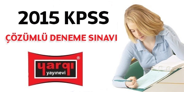 2015 Lisans deneme sınavı
