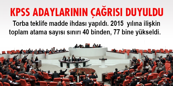 Atama izni sayısı 77 bine çıkarılıyor