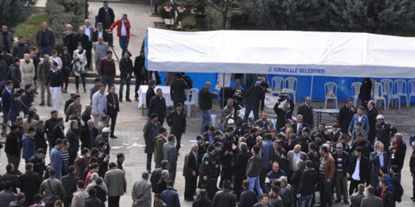 Kırıkkale'de 'Barış Treni' gerginliği