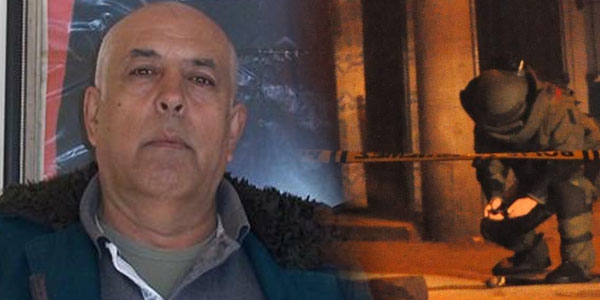 Emekli polisin işyerine el bombası atıldı!