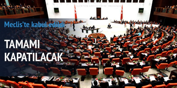 Torba'daki 11 madde daha kabul edildi