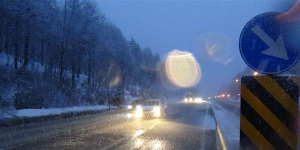 Ankara ve Bolu'da kar yağışı