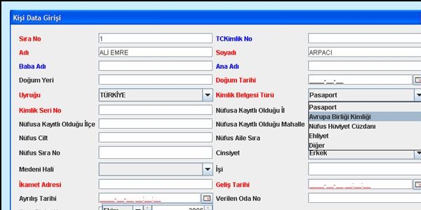 Memurlarla ilgili matbu formlar