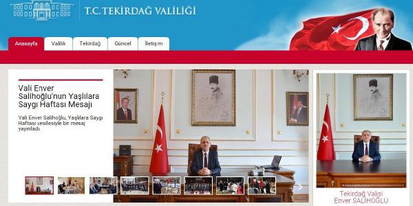 Vali, internet sitesinden cep telefonu yayınlandı