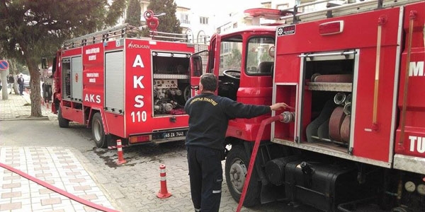 Askerlik şubesinde yangın