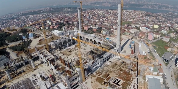 Çamlıca Camii'nde sona gelindi