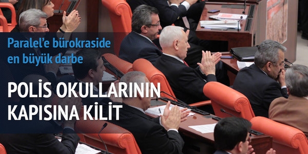 Polis okullarına kilit vuruluyor