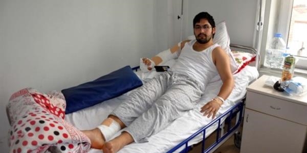 Ayağındaki sinirler koluna şifa oldu
