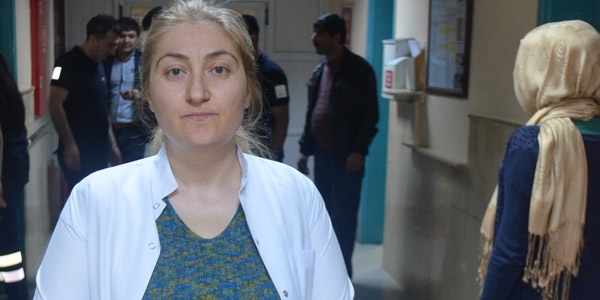 Hasta yakını kadın doktoru darp etti