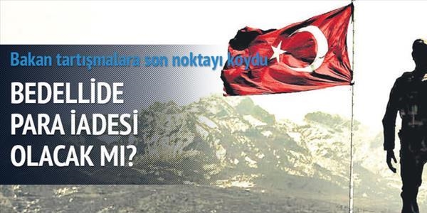 Bedellide para iadesi olacak mı?
