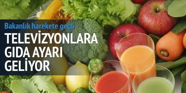 Televizyonlara gıda ayarı geliyor