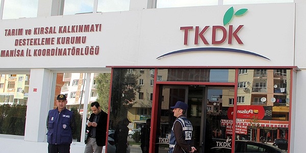 Manisa'da TKDK'da polis araması