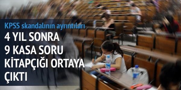 2010 KPSS kitapçıkları kasadan çıktı