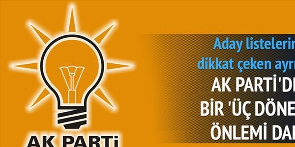 AK Parti, 3. dönem vekil olacakları da listeye almadı