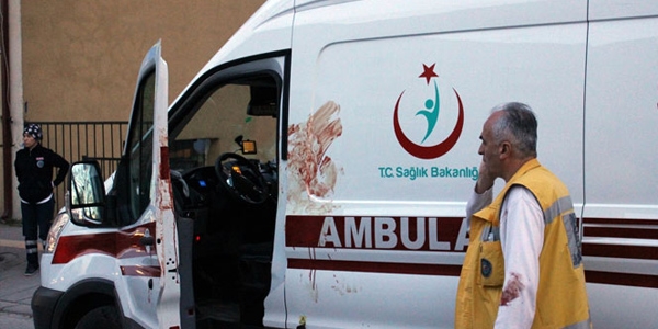 Sakarya'da 112 ekibine darp girişimi