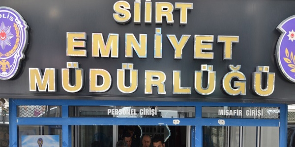 Siirt'te, 2 komiser ifadeye çağrıldı