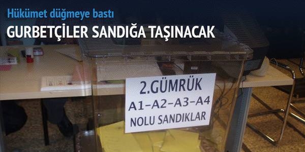 Gurbetçiler minibüslerle sandığa taşınacak