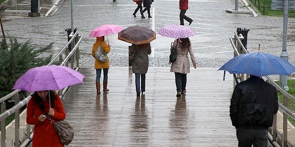 Meteoroloji'den kuvvetli ya uyars / Harital