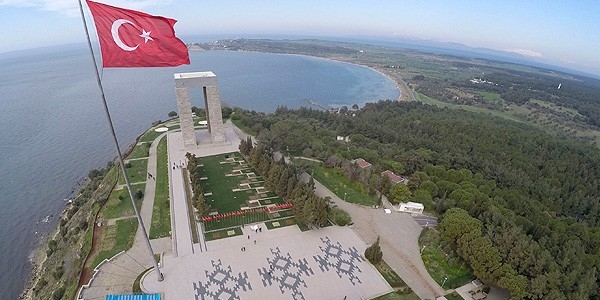 Gelibolu Milli Park havadan grntlendi