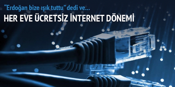 İnterneti olmayanlara iki yıl ücretsiz internet