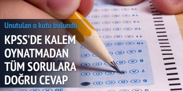 Karalama yok ama tüm matematik soruları doğru!
